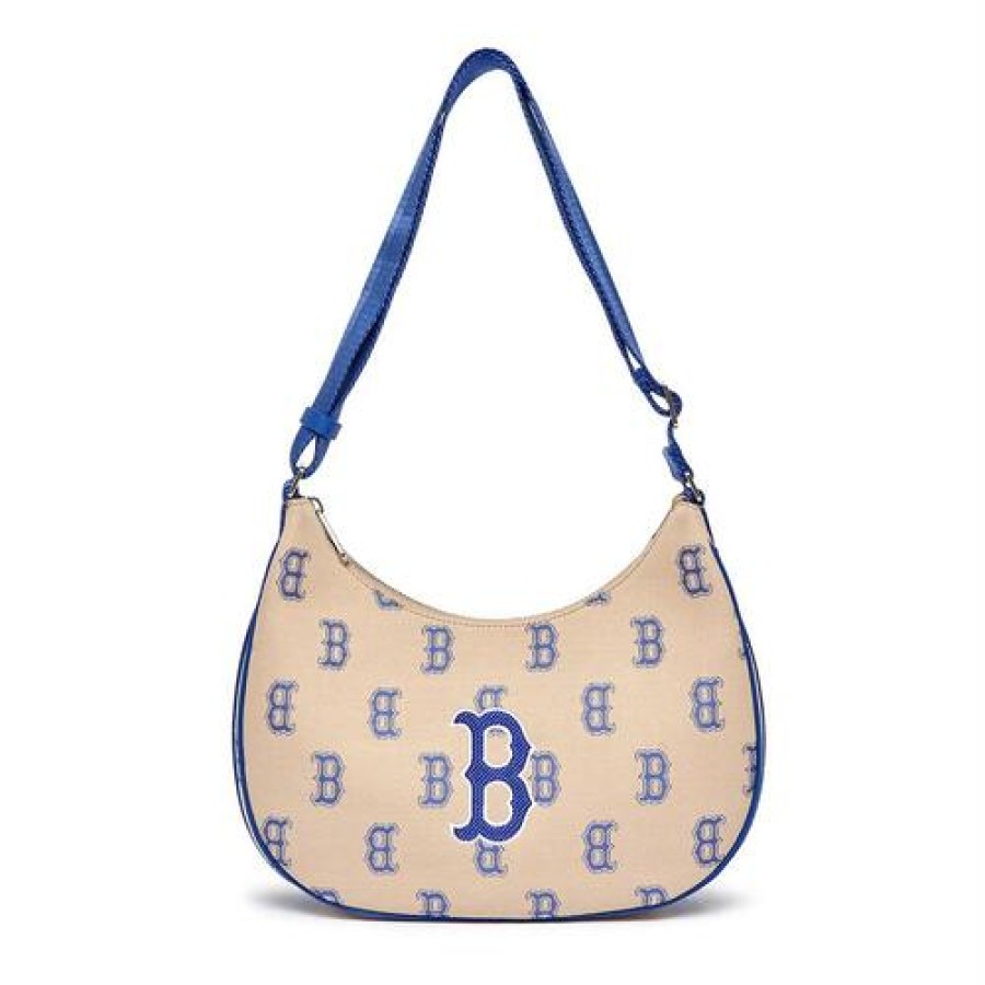 Bag MLB korea | Big Classic Monogram Jacquard L Hobo Bag Boston Red Sox