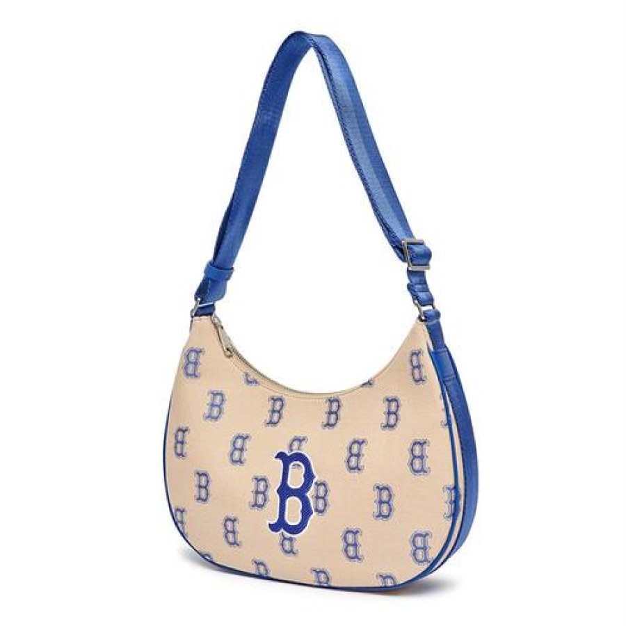 Bag MLB korea | Big Classic Monogram Jacquard L Hobo Bag Boston Red Sox