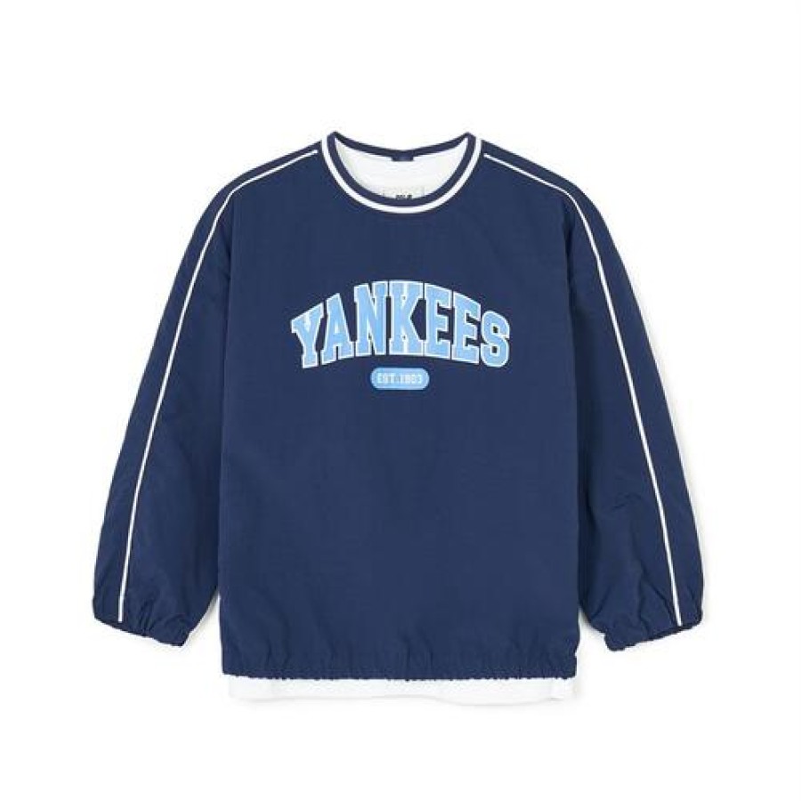 Kids MLB korea Sweatshirts | [Kids] Varsity Woven 3Pcs Sweatshirt Set-Up New York Yankees