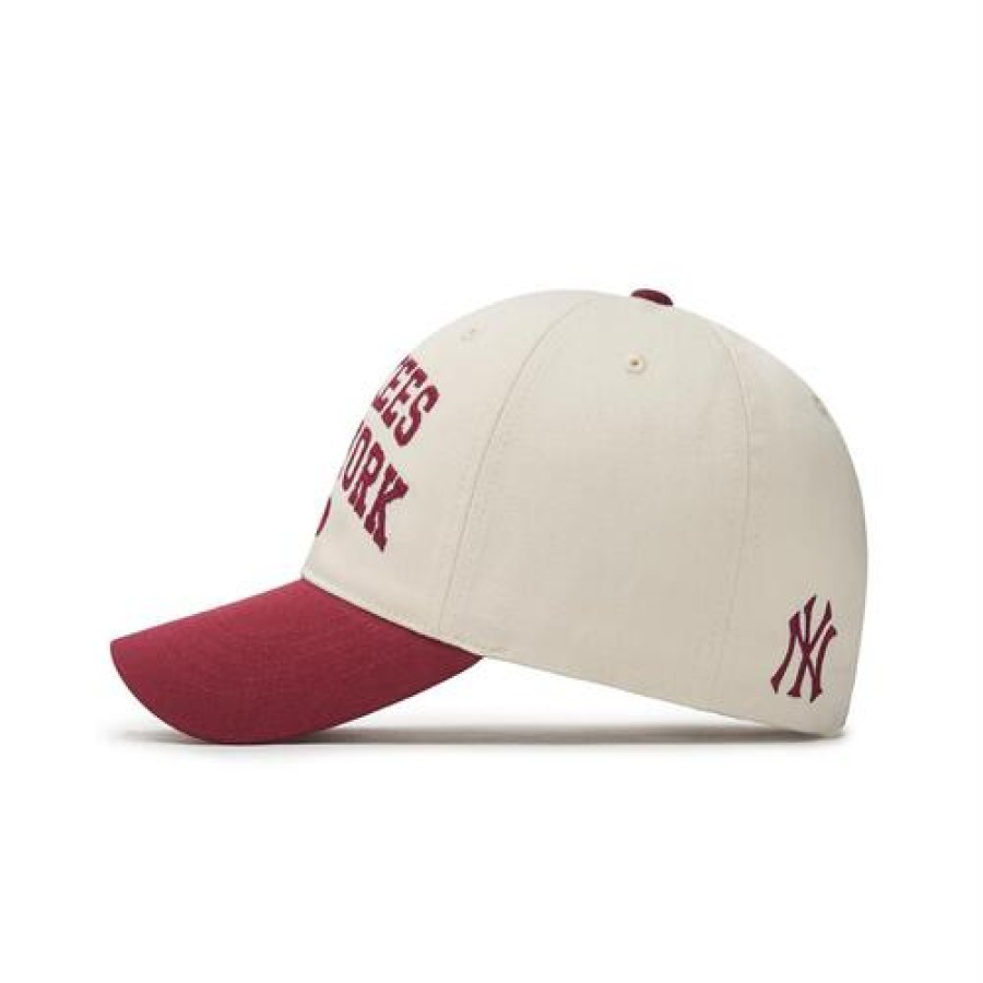 Cap MLB korea Un_Structure | Cursive Logo Color Block Unstructured Cap New York Yankees