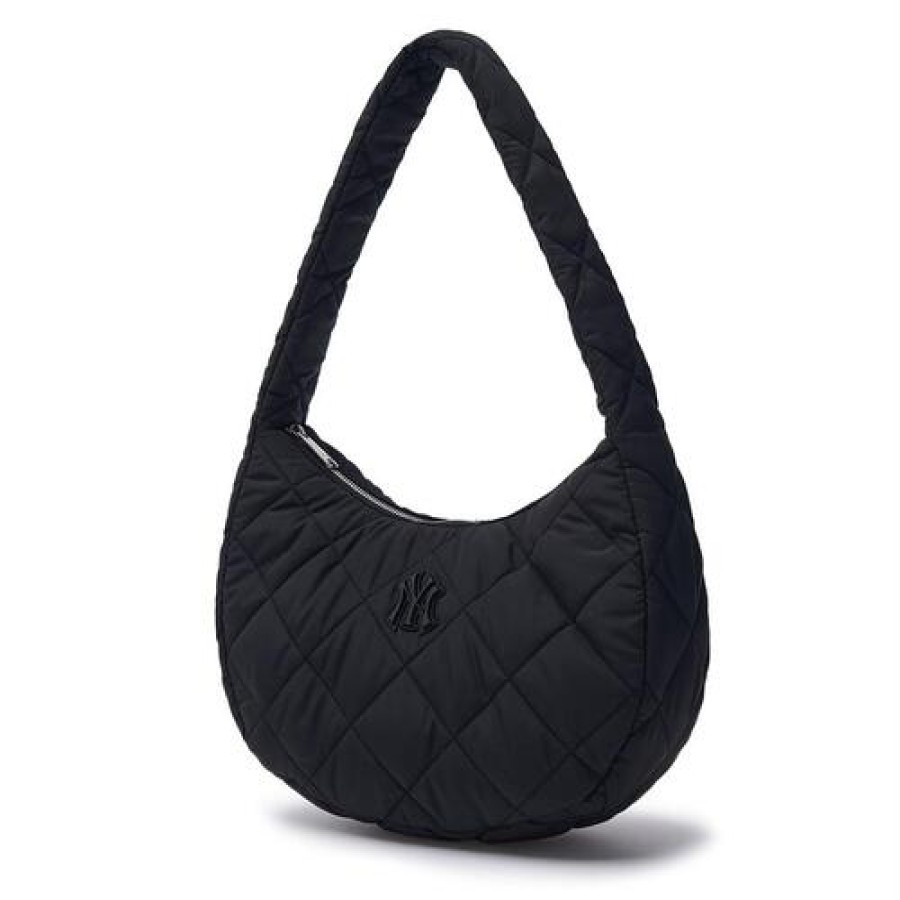 Bag MLB korea | Padding Quilted M Hobo Bag New York Yankees