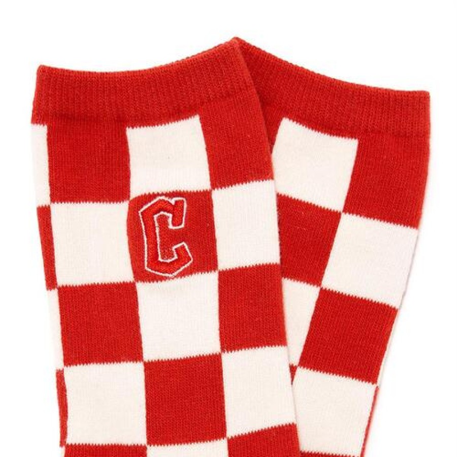 Kids MLB korea Others | [Kids] Checkerboard Socks Cleveland Indians