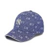 Cap MLB korea Structure | Denim Dia Monogram Structured Ball Cap New York Yankees