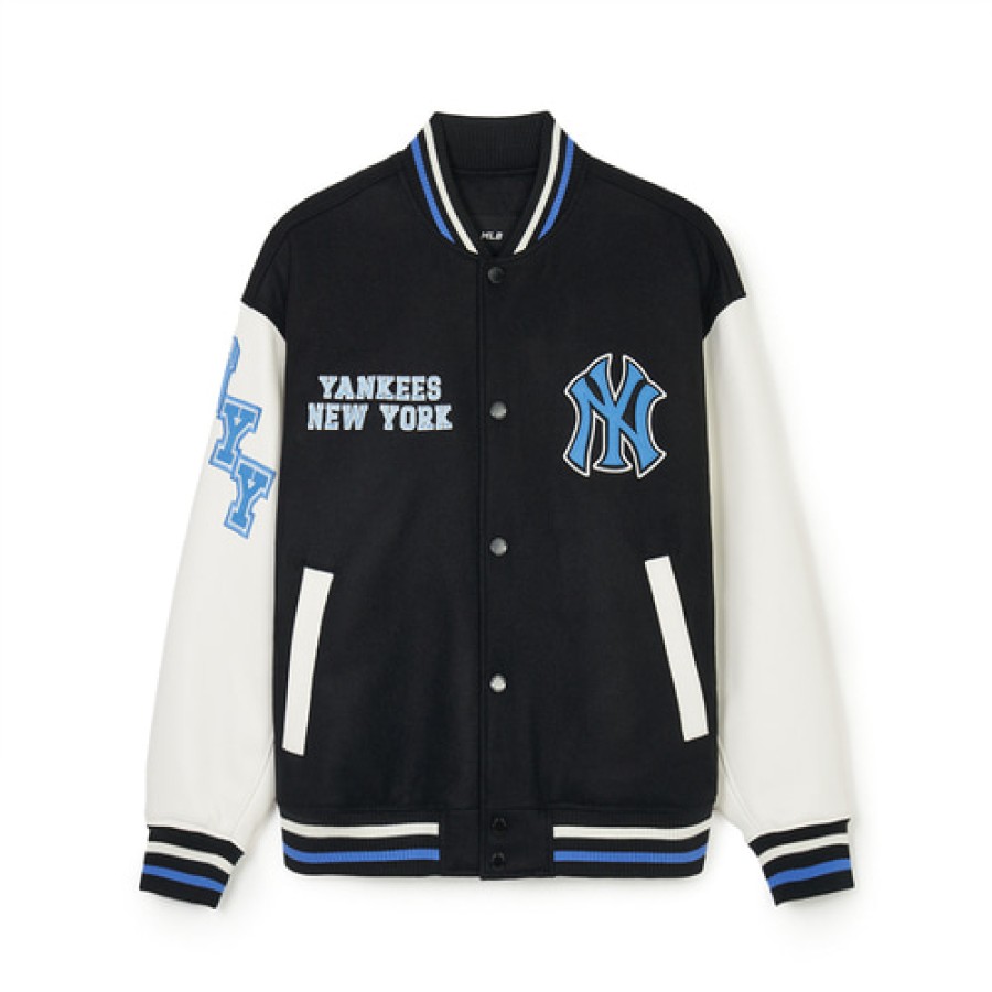 Apparel MLB korea Jackets | Wool Wappen Varsity Jacket New York Yankees