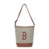 Bag MLB korea | Basic Big Logo Canvas Bucket Bag Boston Redsox