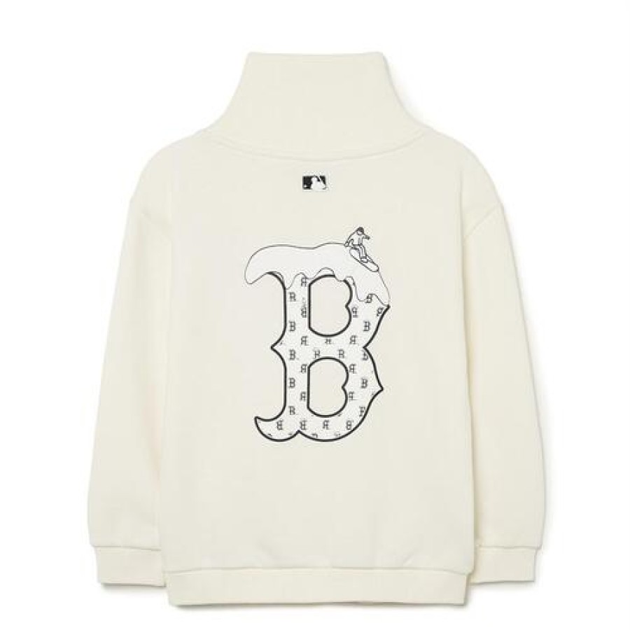 Kids MLB korea Sweatshirts | [Kids] Winter Monogram Sweatshirt Boston Red Sox