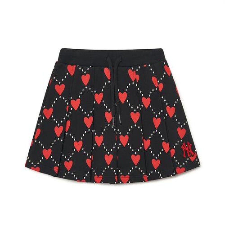 Kids MLB korea Skirts | [Kids] Heart Allover Skirt New York Yankees