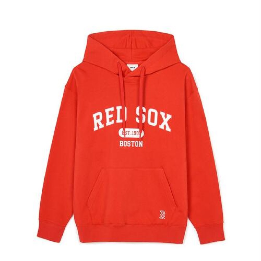 Apparel MLB korea Hoodies | Varsity Over Fit Hoodie Boston Redsox