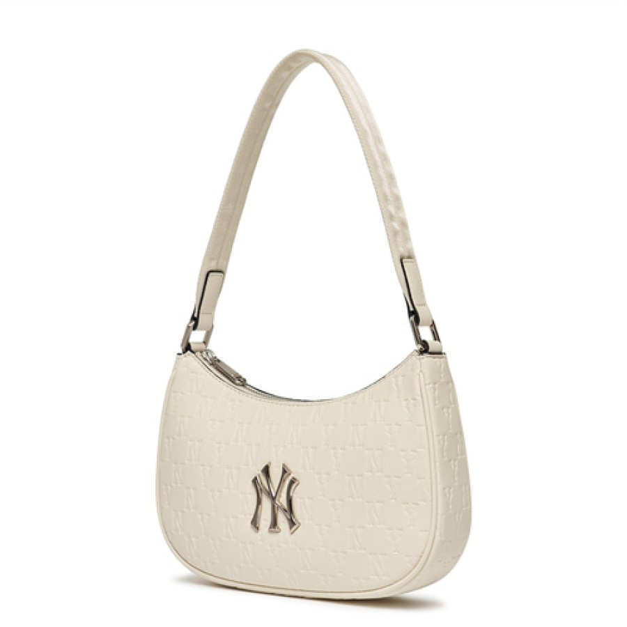 Bag MLB korea | Monogram Embo Hobo Bag New York Yankees