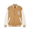 Apparel MLB korea Varsity Jackets | Wool Basic Varsity Jacket Boston Redsox