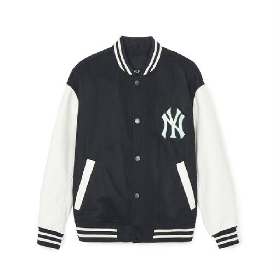 Apparel MLB korea Jackets | Wool Basic Varsity Jacket New York Yankees