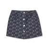 Kids MLB korea Skirts | [Kids] Classic Monogram Denim Like Jacquard Skort New York Yankees