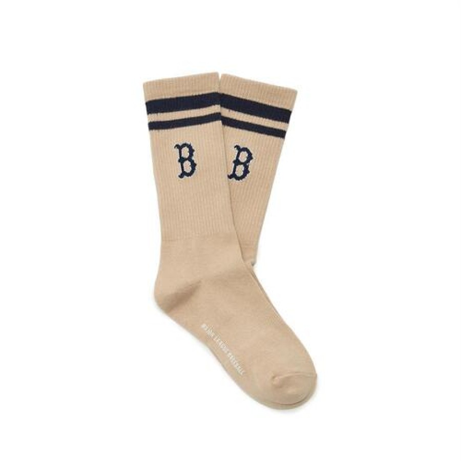 Kids MLB korea Others | [Kids] Varsity Skate Socks Boston Red Sox