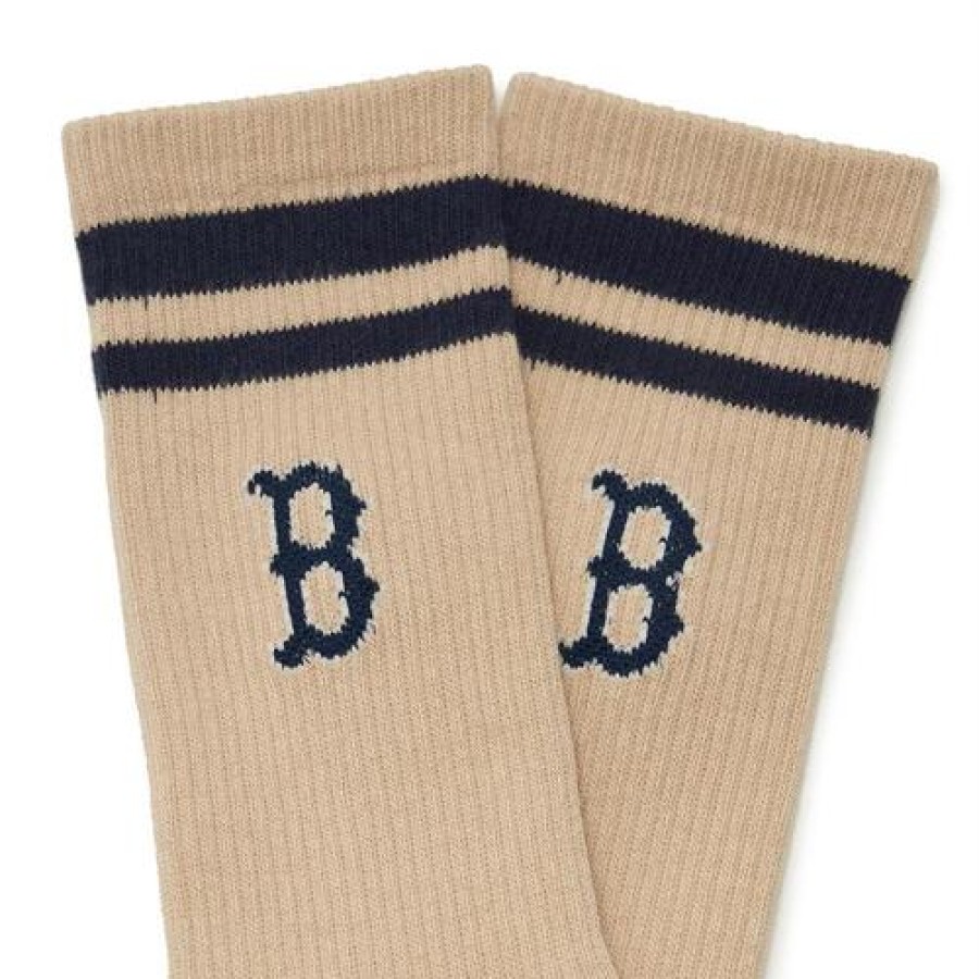 Kids MLB korea Others | [Kids] Varsity Skate Socks Boston Red Sox