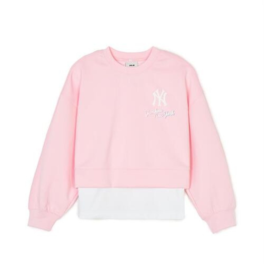 Kids MLB korea Sweatshirts | [Kids] Athleisure Sweatshirt(Girl) New York Yankees