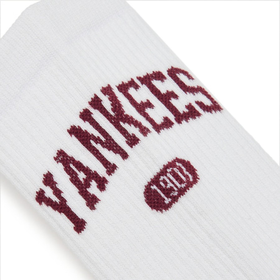 Acc MLB korea Socks | Varsity Lettering Mid Socks New York Yankees