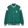 Apparel MLB korea Varsity Jackets | Nylon Basic Shoulder-Blocking Varsity Jacket(Single-Layer) Los Angeles Dodgers