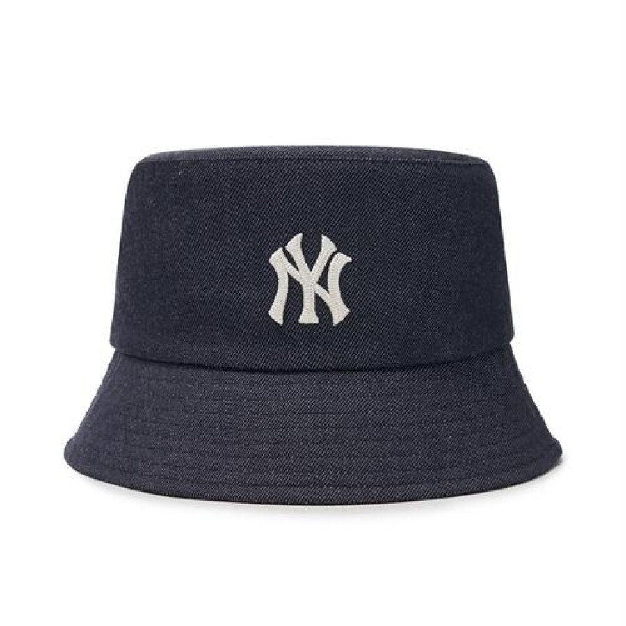 Cap MLB korea Bucket Hat | Basic Denim Bucket Hat New York Yankees