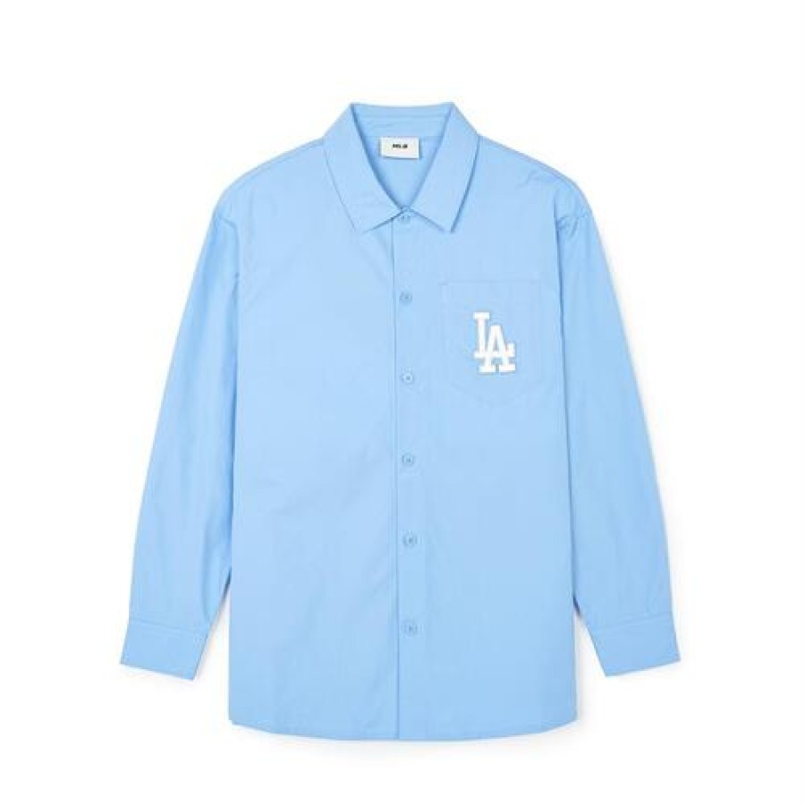 Apparel MLB korea Shirts | Classic Monogram Big Lux Long Sleeve Shirts Los Angeles Dodgers