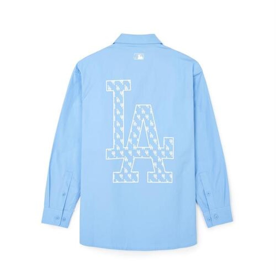 Apparel MLB korea Shirts | Classic Monogram Big Lux Long Sleeve Shirts Los Angeles Dodgers