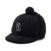 Kids MLB korea Winter Hats | [Kids] Fleece Pompom Ear Flap Cap New York Yankees