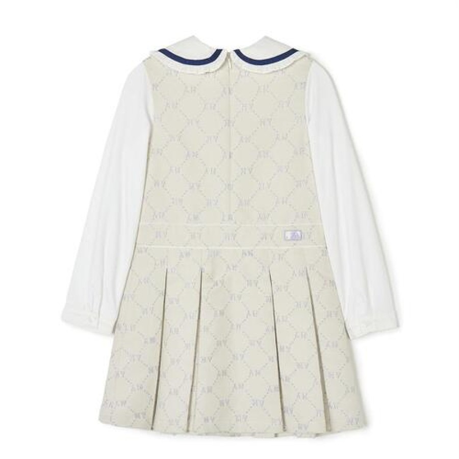 Kids MLB korea Skirts | [Kids] Dia Monogram Dress New York Yankees