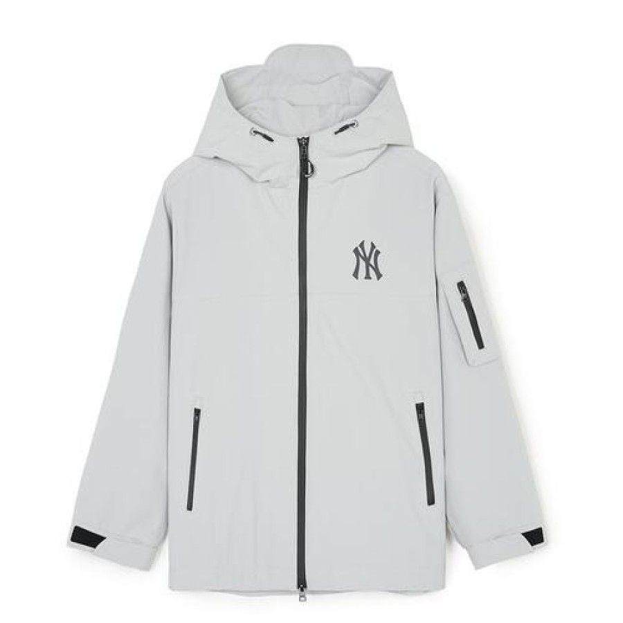 Apparel MLB korea Windbreakers | Gorpcore Reflective Big Logo Windbreaker (Set) New York Yankees