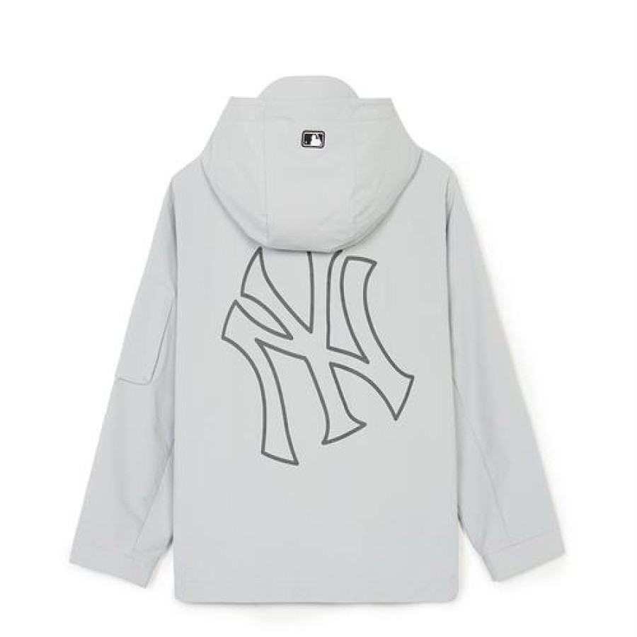 Apparel MLB korea Windbreakers | Gorpcore Reflective Big Logo Windbreaker (Set) New York Yankees