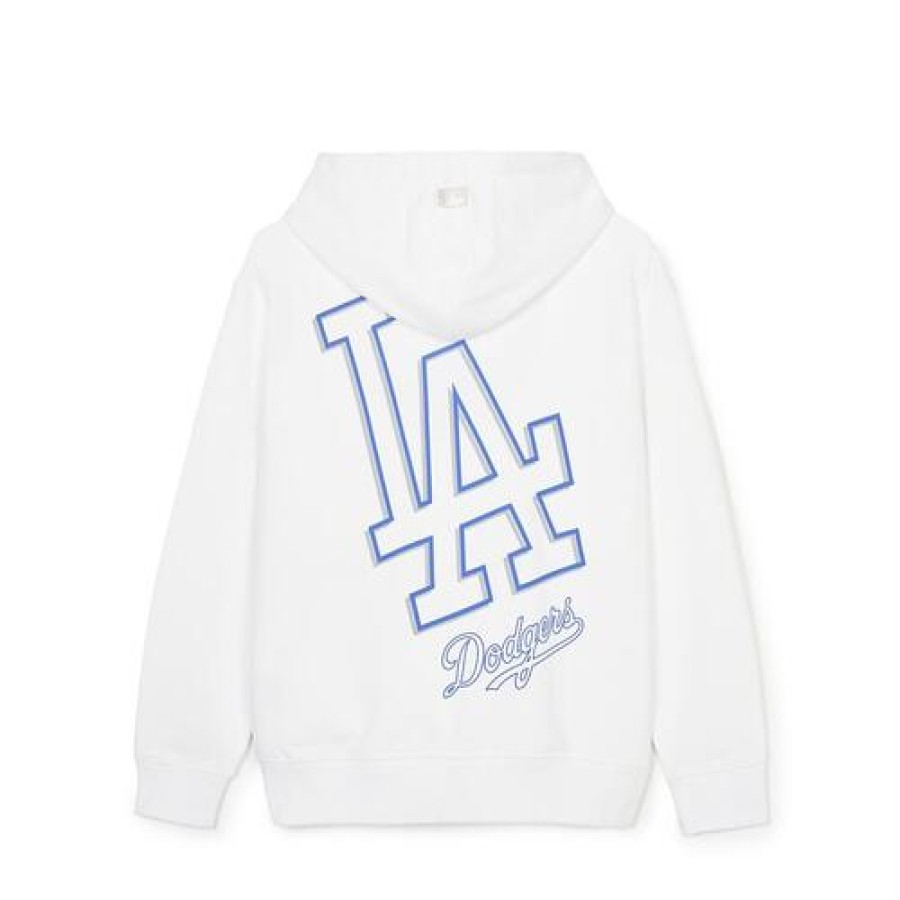 Apparel MLB korea Hoodies | Basic Mega Logo Overfit Hoodie Los Angeles Dodgers