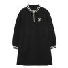 Kids MLB korea Dresses | [Kids] Dia Monogram Jacquard Zip Up Dress New York Yankees