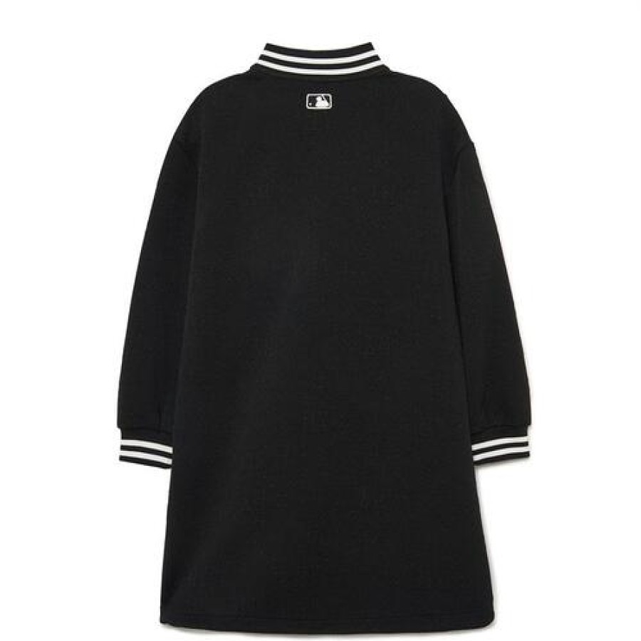 Kids MLB korea Dresses | [Kids] Dia Monogram Jacquard Zip Up Dress New York Yankees