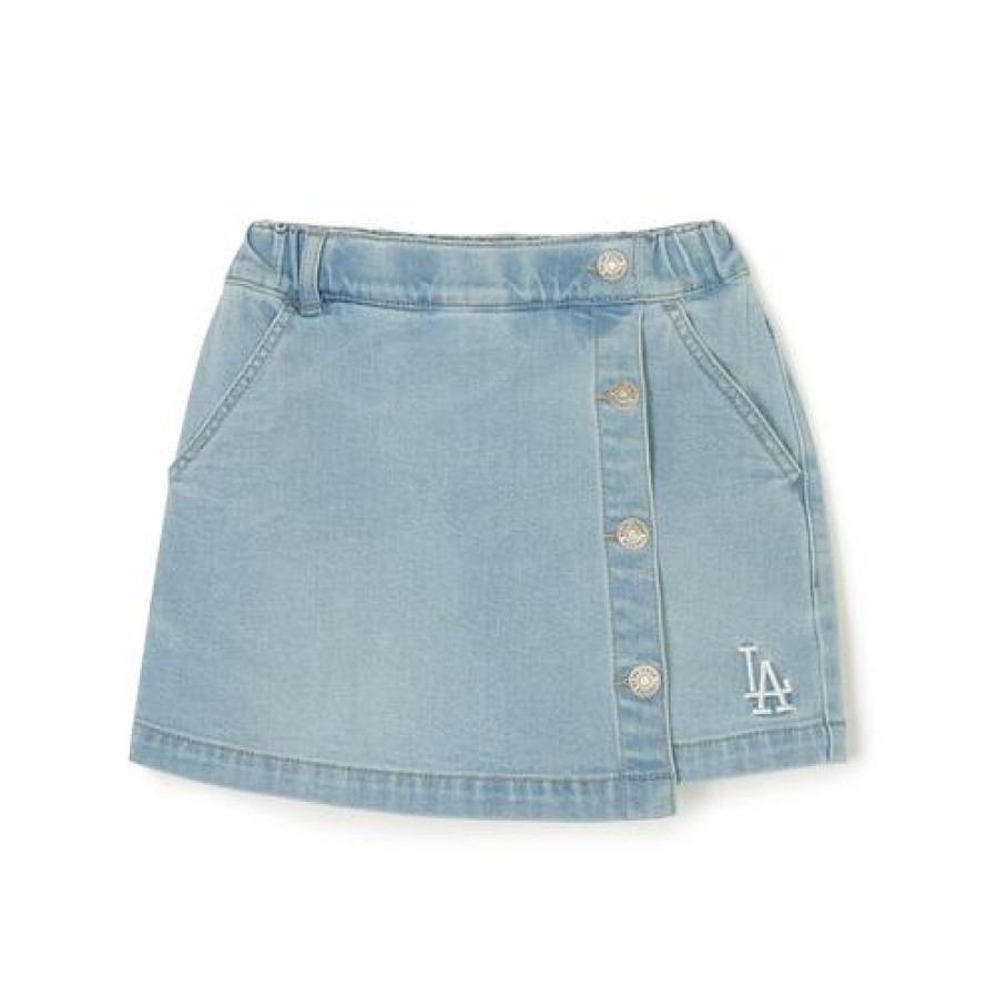 Kids MLB korea Skirts | [Kids] Basic Denim Skirt Los Angeles Dodgers