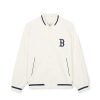 Apparel MLB korea Varsity Jackets | Classic Monogram Jersey Jqd Raglan Varsity Jacket(Single-Layer) Boston Redsox