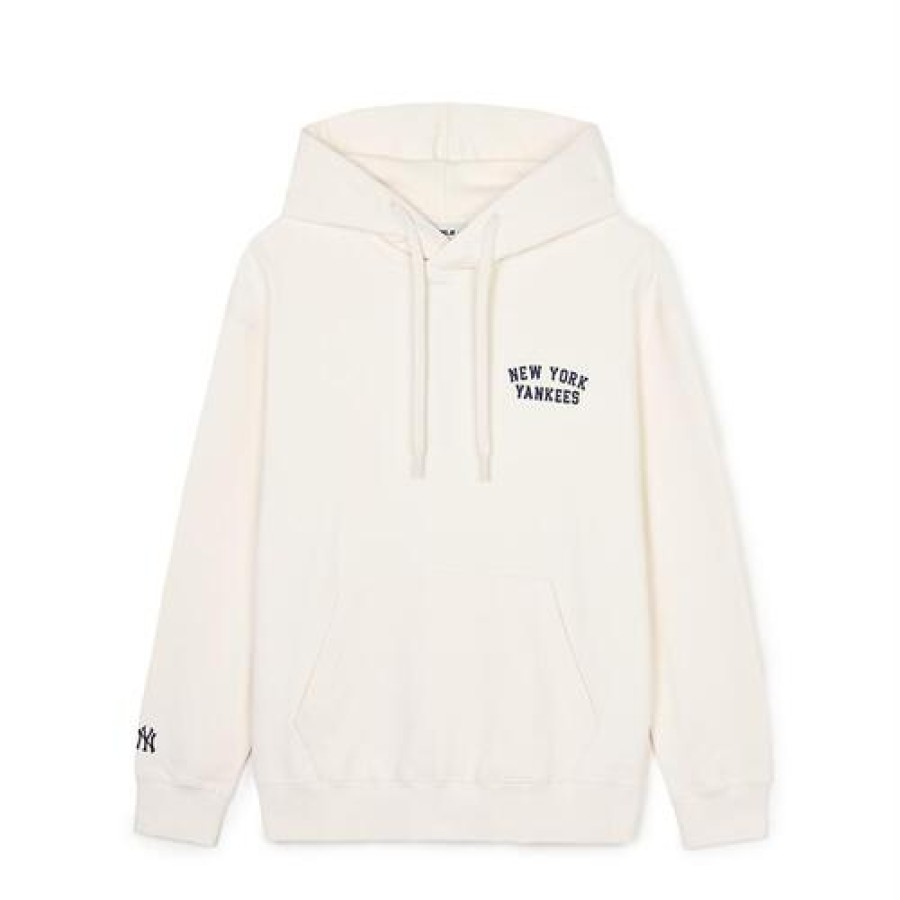 Apparel MLB korea Hoodies | Basic Small Lettering Overfit Hoodie New York Yankees