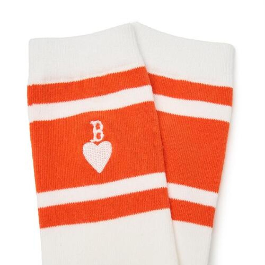 Kids MLB korea Others | [Kids] Heart Skate Socks Boston Red Sox