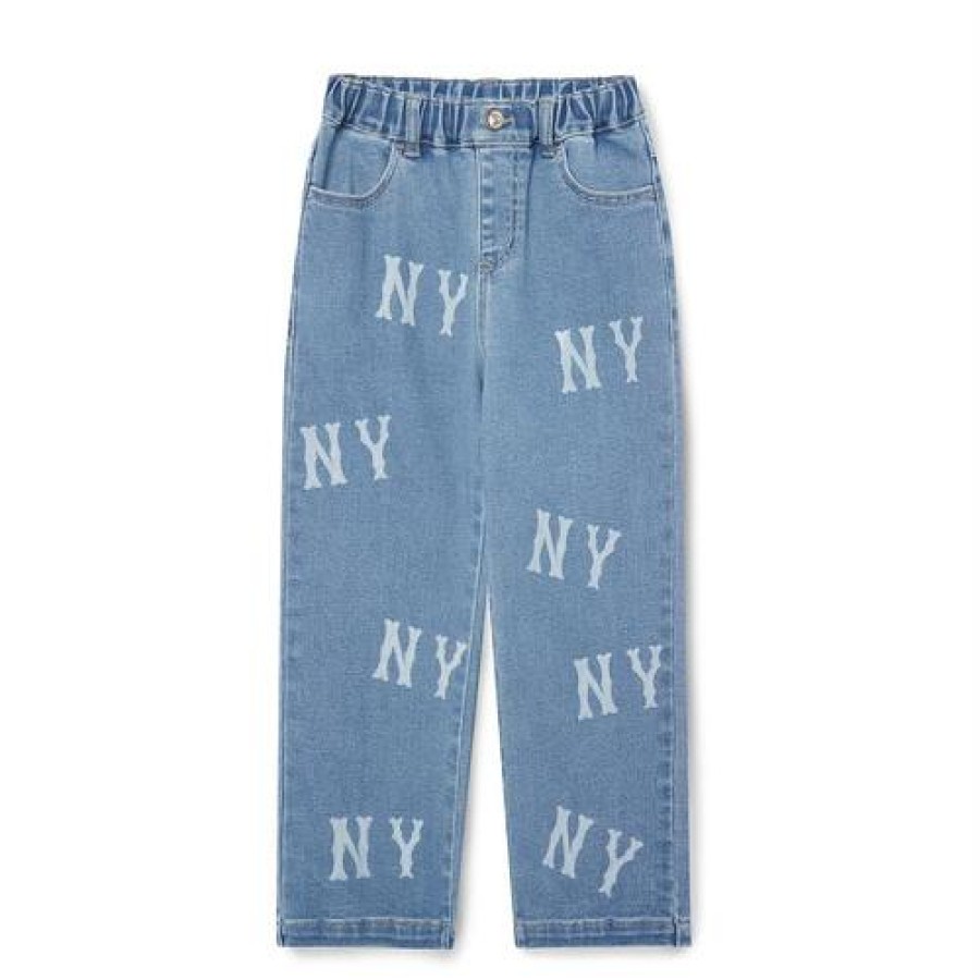 Kids MLB korea Pants | [Kids] Classic Monogram Ny Denim Pants New York Yankees