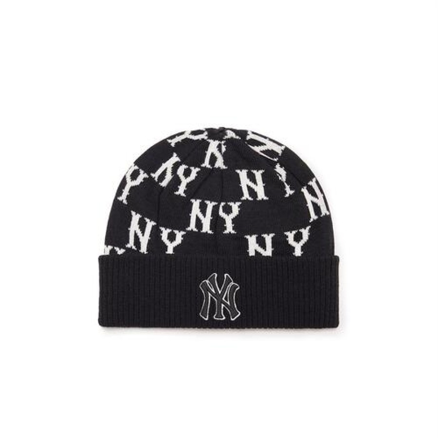 Kids MLB korea Beanies/Hats | [Kids] Classic Monogram Jqd Beanie New York Yankees