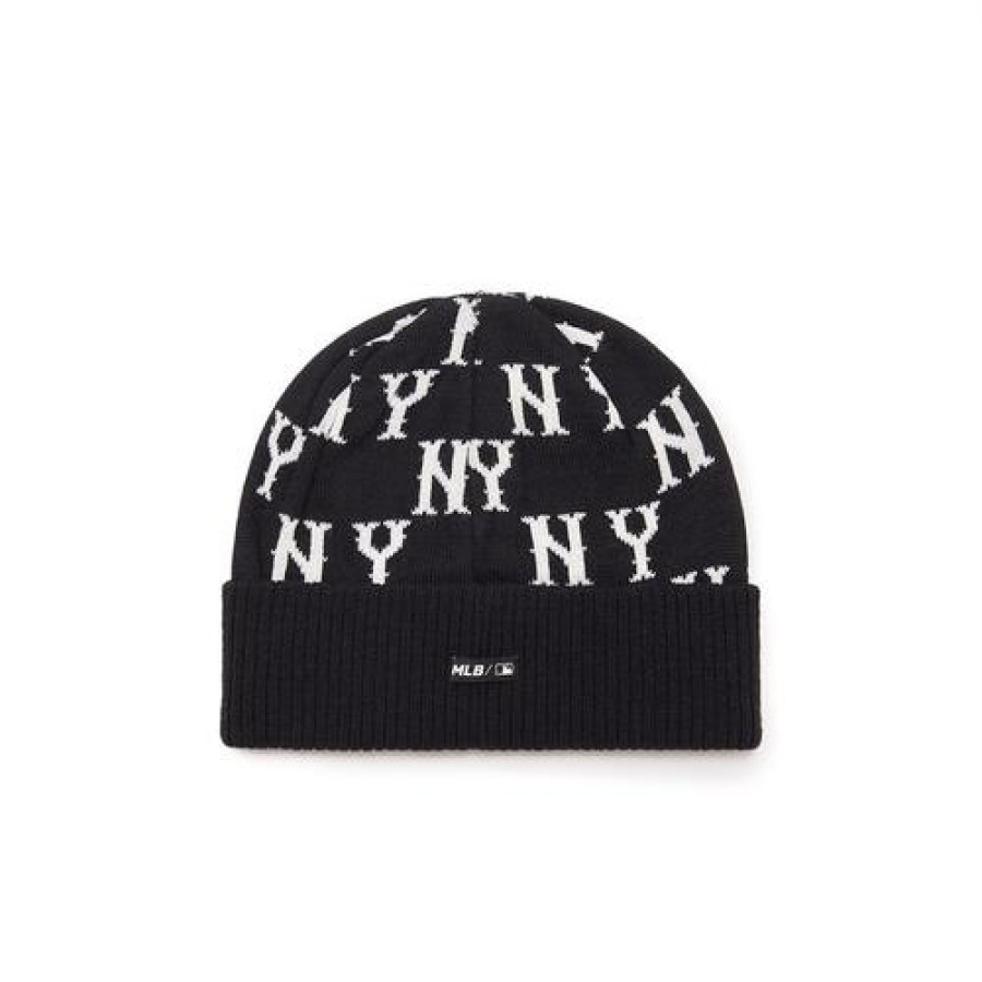 Kids MLB korea Beanies/Hats | [Kids] Classic Monogram Jqd Beanie New York Yankees