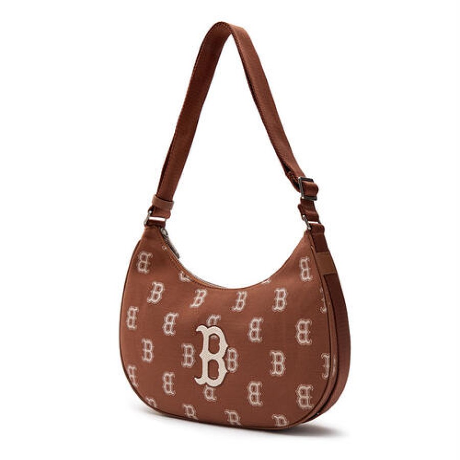 Bag MLB korea | Big Classic Monogram Jacquard L Hobo Bag Boston Red Sox