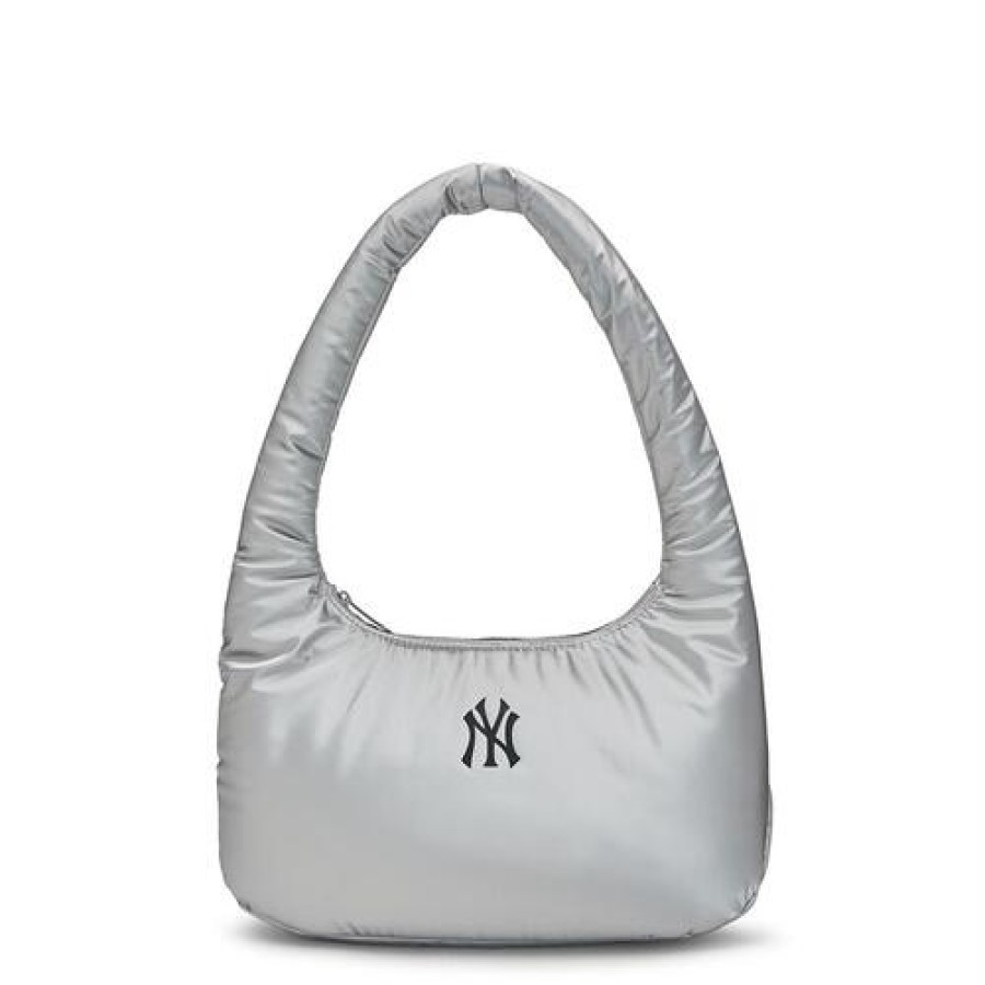 Bag MLB korea | Basic Luxleisure Nylon Hobo Bag New York Yankees