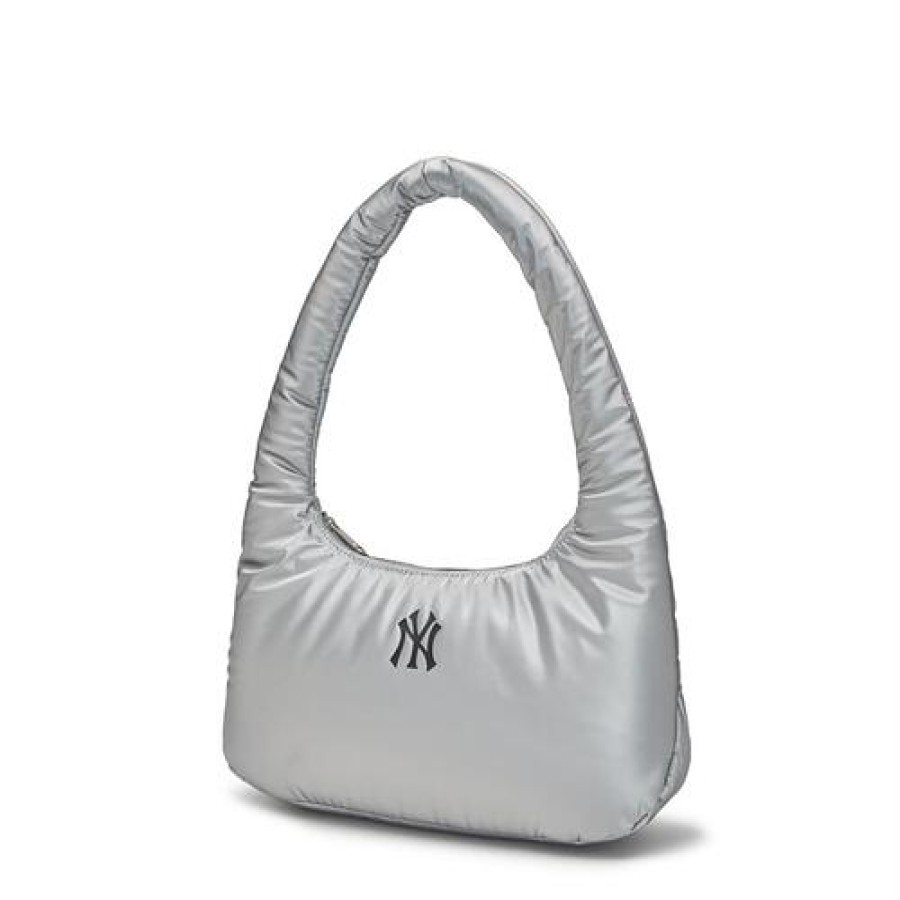 Bag MLB korea | Basic Luxleisure Nylon Hobo Bag New York Yankees