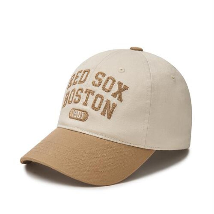 Cap MLB korea Un_Structure | Cursive Logo Color Block Unstructured Cap Boston Redsox