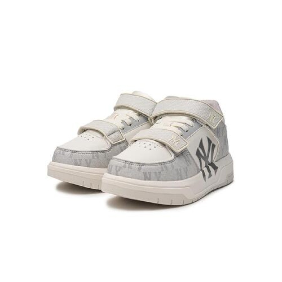 Kids MLB korea Sneakers | [Kids] Chunky Liner Mid Denim Monogram Junior New York Yankees