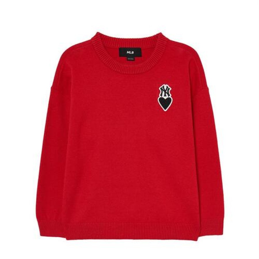 Kids MLB korea Sweaters | [Kids] Heart Pullover New York Yankees