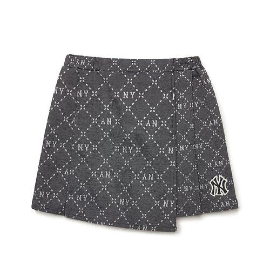 Kids MLB korea Skirts | [Kids] Dia Monogram Jacquard Lap Skort New York Yankees