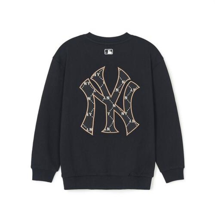 Kids MLB korea Sweatshirts | [Kids] Dia Monogram Applique Sweatshirt New York Yankees