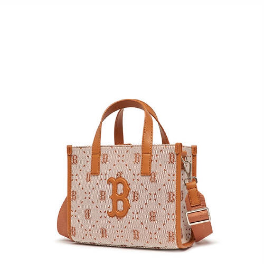 Bag MLB korea | Big Dia Monogram Jacquard S Tote Bag Boston Red Sox