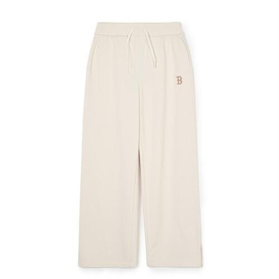 Apparel MLB korea Pants | [Wms] Women`S Basic Small Logo Wide Pants Boston Redsox