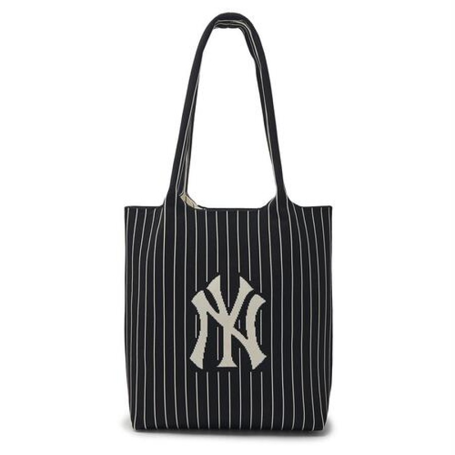 Bag MLB korea | Basic Big Logo Knit Tote Bag New York Yankees