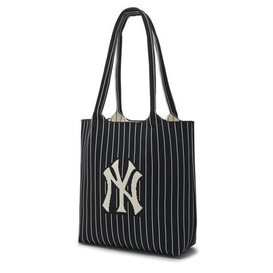 Bag MLB korea | Basic Big Logo Knit Tote Bag New York Yankees